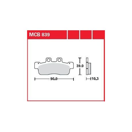 BRAKE PAD ALLROUND ORGANIC STANDARD