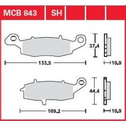 BRAKE PAD ALLROUND ORGANIC STANDARD