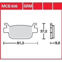 BRAKE PAD ALLROUND ORGANIC STANDARD