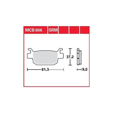 BRAKE PAD ALLROUND ORGANIC STANDARD