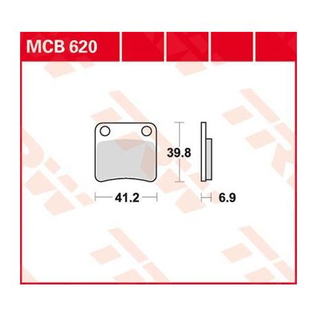 BRAKE PAD ALLROUND ORGANIC STANDARD