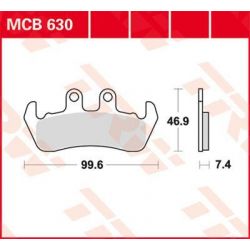 BRAKE PAD ALLROUND ORGANIC STANDARD