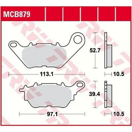 BRAKE PAD ALLROUND ORGANIC STANDARD