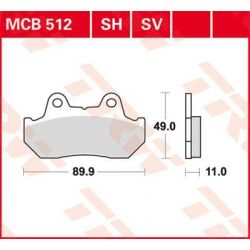 BRAKE PAD SV SINTER PERFORMANCE