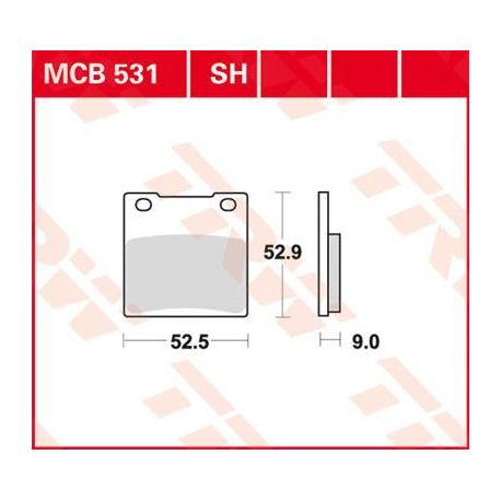 BRAKE PAD SH SINTER PERFORMANCE