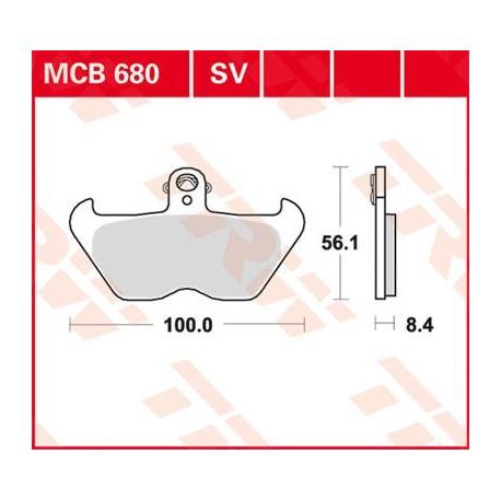 BRAKE PAD SV SINTER PERFORMANCE STREET