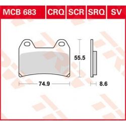 BRAKE PAD CRQ HYPER-CARBON RACING