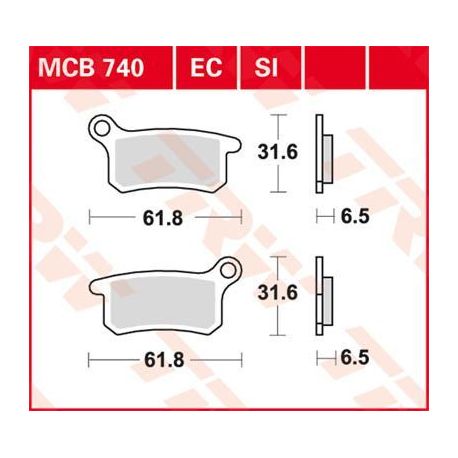 BRAKE PAD SI SINTER OFFROAD