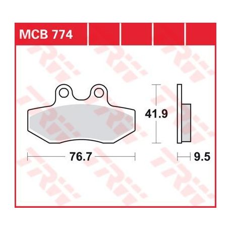 BRAKE PAD ALLROUND ORGANIC STANDARD