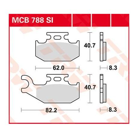 BRAKE PAD SI SINTER OFFROAD