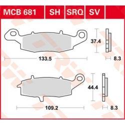 BRAKE PAD SH SINTER PERFORMANCE STREET & ROAD TRACKS