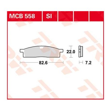 BRAKE PAD SI SINTER OFFROAD