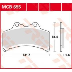 BRAKE PAD ALLROUND ORGANIC STANDARD