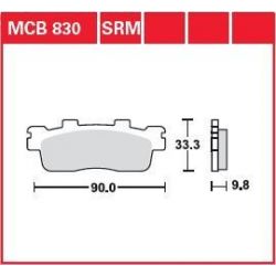 BRAKE PAD SRM SINTER SCOOTER 125