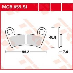 BRAKE PAD SI SINTER OFFROAD