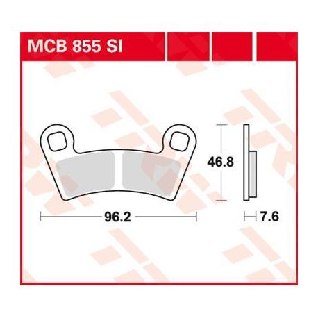 BRAKE PAD SI SINTER OFFROAD