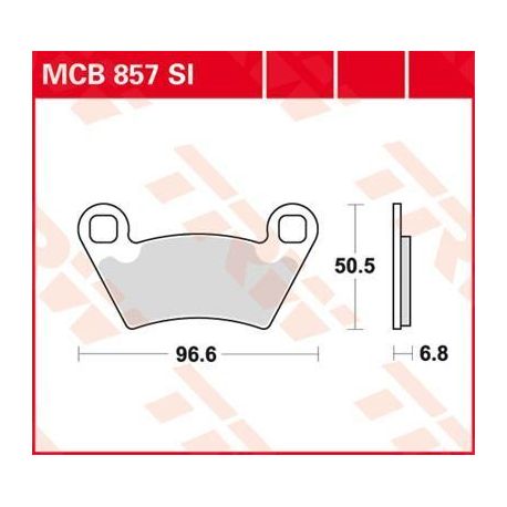 BRAKE PAD SI SINTER OFFROAD