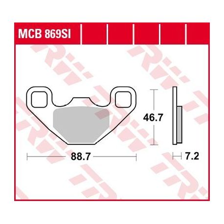 BRAKE PAD SI SINTER OFFROAD