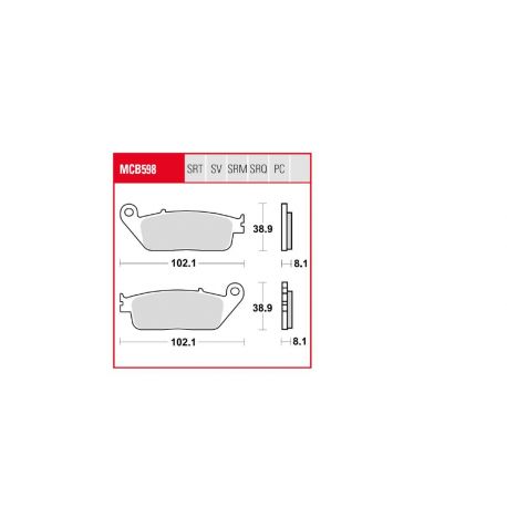 BRAKE PAD TRW