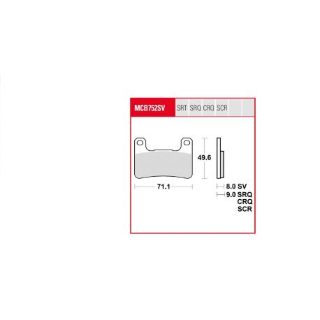 BRAKE PAD TRW