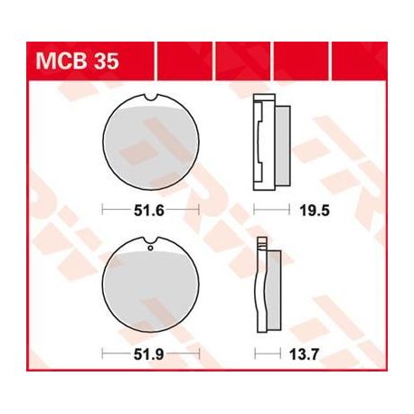 BRAKE PAD ALLROUND ORGANIC STANDARD