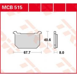 BRAKE PAD ALLROUND ORGANIC STANDARD