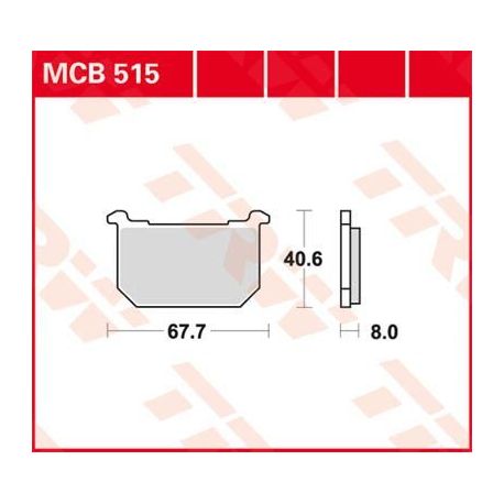 BRAKE PAD ALLROUND ORGANIC STANDARD