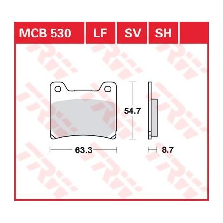 BRAKE PAD ALLROUND ORGANIC STANDARD