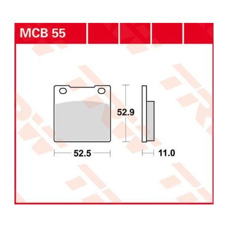 BRAKE PAD ALLROUND ORGANIC STANDARD