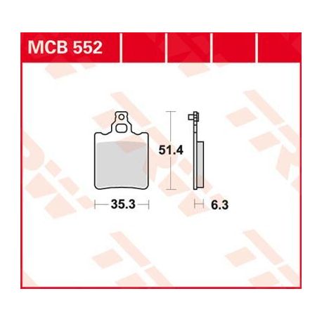 BRAKE PAD ALLROUND ORGANIC STANDARD