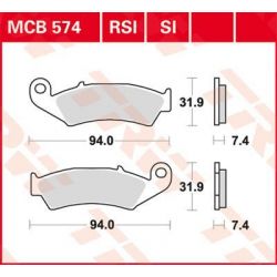 BRAKE PAD ALLROUND ORGANIC STANDARD