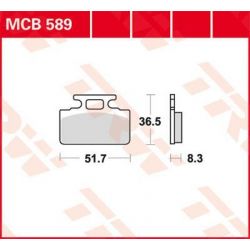 BRAKE PAD ALLROUND ORGANIC STANDARD