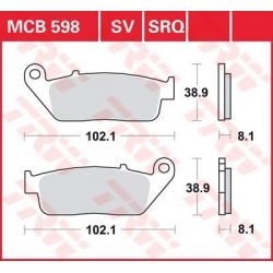 BRAKE PAD ALLROUND ORGANIC STANDARD