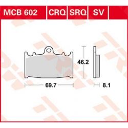 BRAKE PAD ALLROUND ORGANIC STANDARD