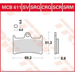 BRAKE PAD ALLROUND ORGANIC STANDARD