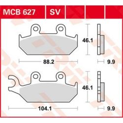 BRAKE PAD ALLROUND ORGANIC STANDARD