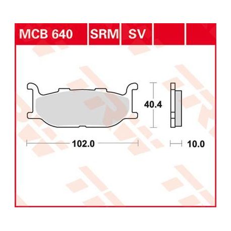 BRAKE PAD ALLROUND ORGANIC STANDARD