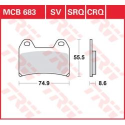 BRAKE PAD ALLROUND ORGANIC STANDARD