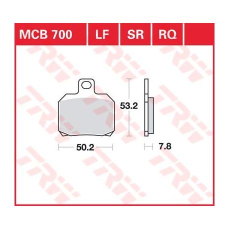 BRAKE PAD ALLROUND ORGANIC STANDARD