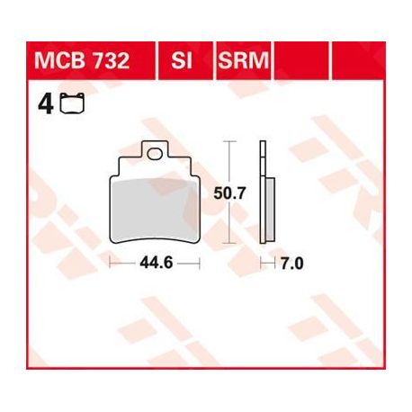 BRAKE PAD ALLROUND ORGANIC STANDARD