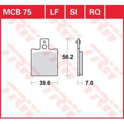 BRAKE PAD ALLROUND ORGANIC STANDARD