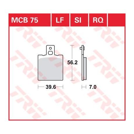 BRAKE PAD ALLROUND ORGANIC STANDARD