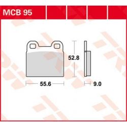 BRAKE PAD ALLROUND ORGANIC STANDARD