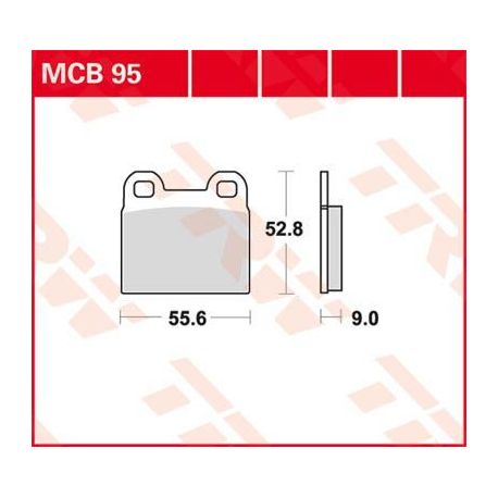 BRAKE PAD ALLROUND ORGANIC STANDARD