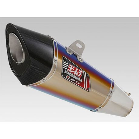 Silencieux YOSHIMURA R-11 Titanium Blue/casquette Carbone - Kawasaki Z900 2020