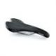 Selle de vélo VELO Miles Rails Cr-Mo. Pour homme. Noir