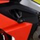 Tampons de protection R&G RACING Aero - noir Aprilia RS660