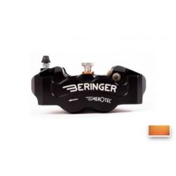 Etrier de frein droit radial BERINGER Aerotec 4 pistons entraxe 100mm orange