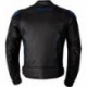 Veste RST S1 CE cuir - noir/gris/bleu fluo taille S