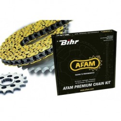 Kit chaîne AFAM 520XRR3 14/38 renforcé - couronne standard